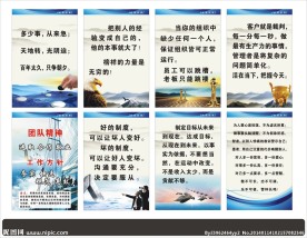 公司企业文化标语展板