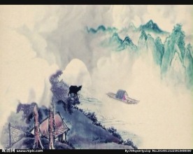 水墨画风景视频素材