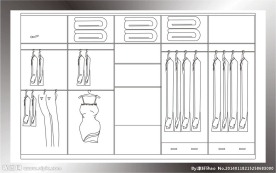 衣柜立面图