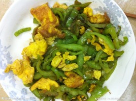 青椒炒鸡蛋