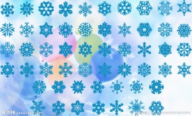 雪花花纹PS形状
