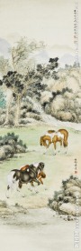 马儿国画