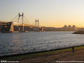 韩国釜山城市风景