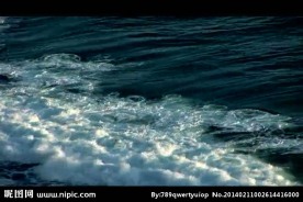 海岸海滩风景画视频