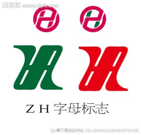ZH字母标志