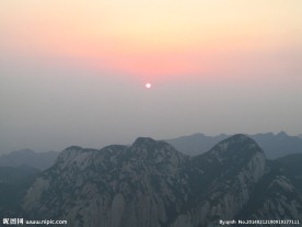 华山东峰日出