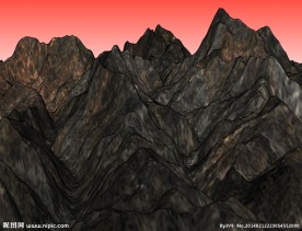 山脉3D模型