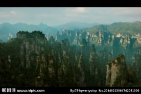 山水风景画视频素材