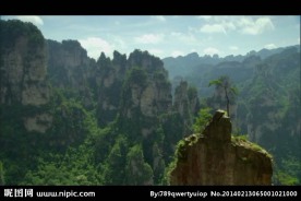 山水风景画视频素材