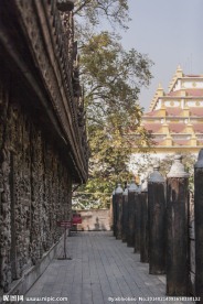 曼德勒乌木寺院