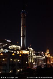 上海外滩建筑夜景