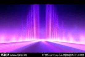 紫色粒子星光视频素材