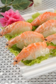 大虾饭团