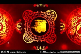 春节元素视频素材