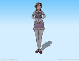 可爱女孩3D模型