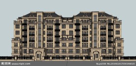 法式住宅建筑su模型