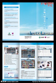 信息平台三折页