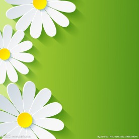 3d剪纸花卉背景