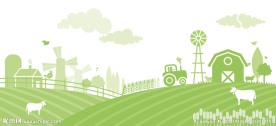 卡通农场风景