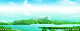 山水背景墙