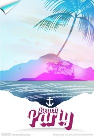 夏日海报背景