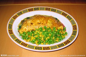 青豆玉米煎鸡蛋