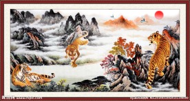 国画老虎