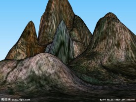 山峰3D模型