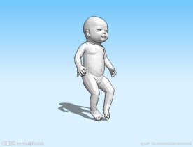 婴儿3D模型