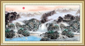 山水国画
