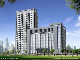 办公楼外观装饰效果图