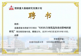聘书模板设计