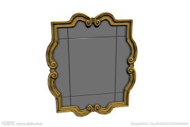 欧式镜框模型