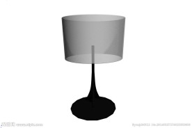 台灯模型