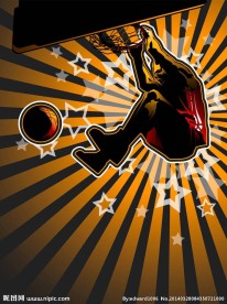 体育球图标篮球标志