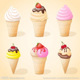 冰激凌冷饮甜食