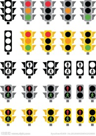 红绿灯交通灯信号灯