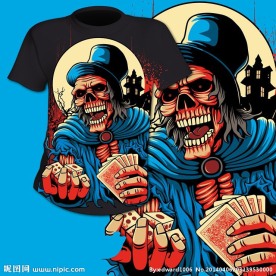 T恤图案T恤花纹卡通