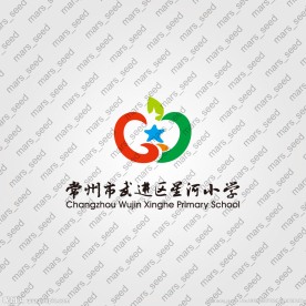 星河小学logo