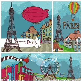 法国巴黎素材设计