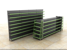 背板组合式货架