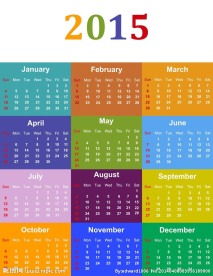 2015年日历羊年日