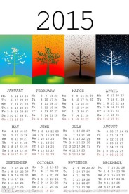 2015年日历羊年日