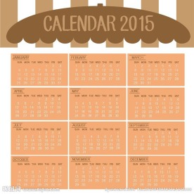 2015年日历羊年日
