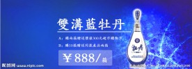 双沟蓝牡丹广告大图