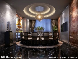 餐厅效果图模型