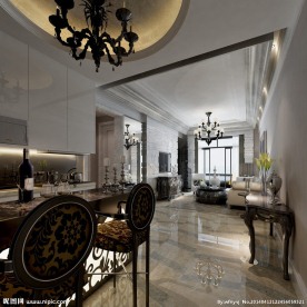 室内效果图模型