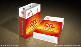 手提袋平面图 效果图