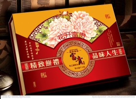 月饼盒 平面展开图