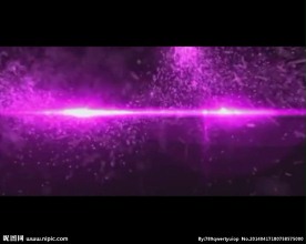 紫色粒子星光视频素材
